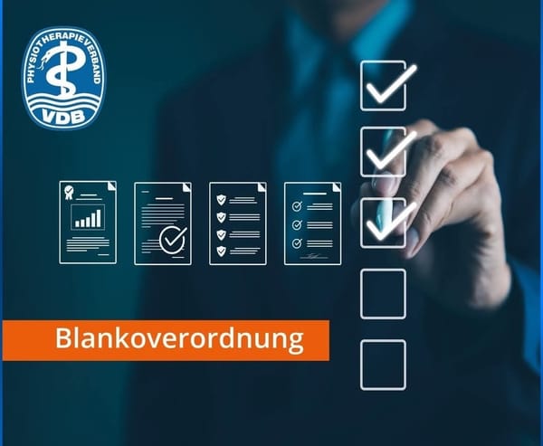 Physiotherapieverbände starten gemeinsam mit der HS Bochum und der HS Trier Evaluation der Blankoverordnung